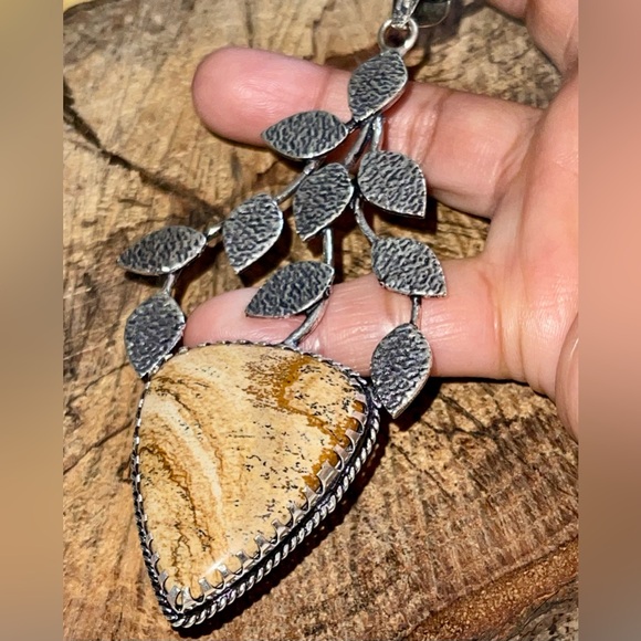 Large Picture Jasper Pendant 4 1/2” - Picture 6 of 13